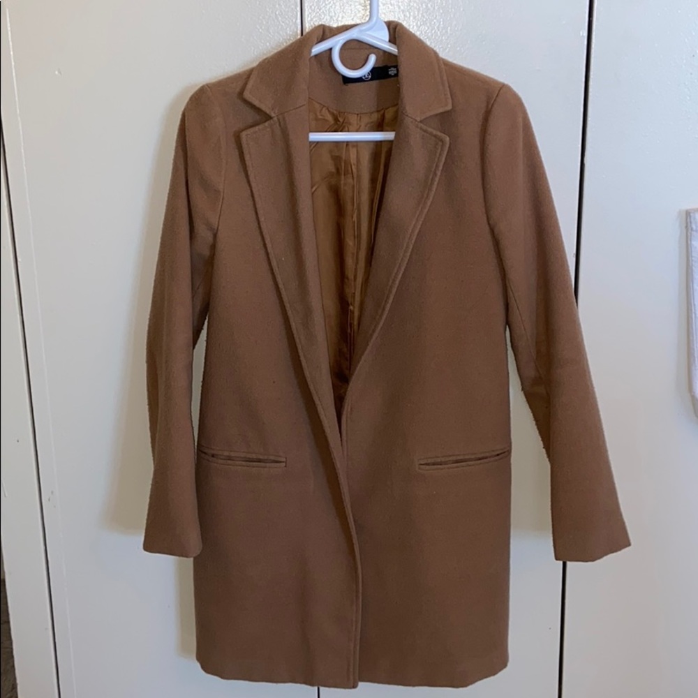 Tan/ Beige Midi Jacket